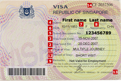 Singapur Wiza Singapur Wiza
