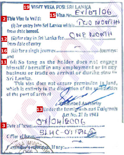 Sri Lanka Wiza Sri Lanka Wiza