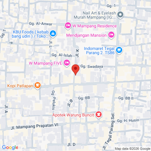 Mapa of (Jakarta Selatan, Jakarta)